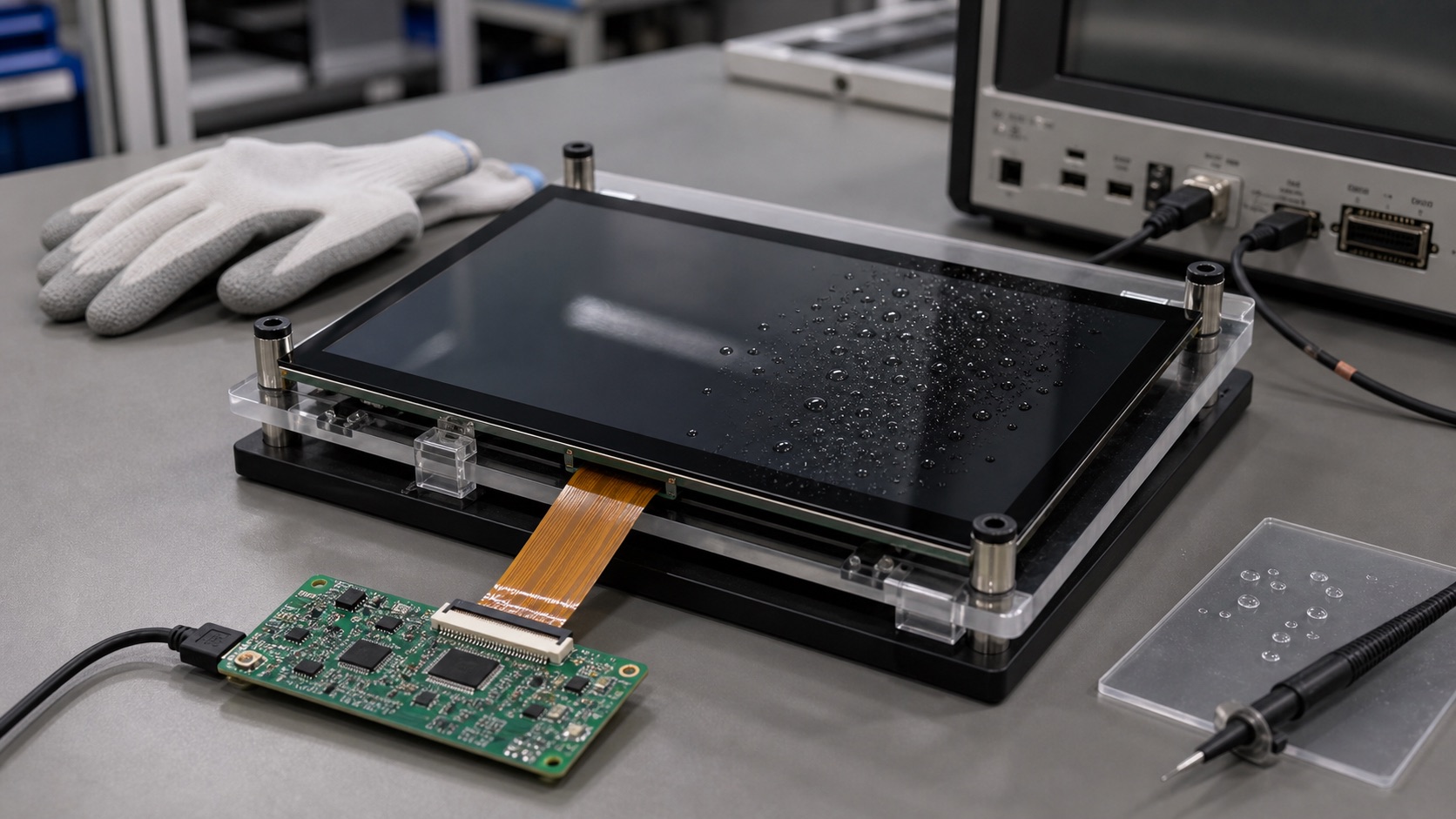 How to Evaluate Touch Performance on Industrial IPS Displays